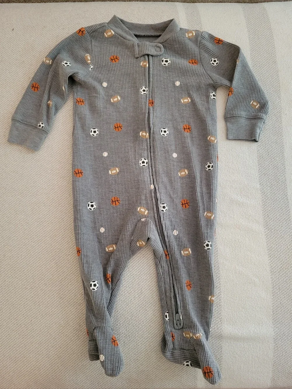 Lot of 2 Carters Pajama Sleepers Size 6 Months